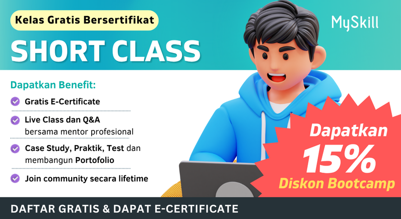 Kelas Gratis Bersertifikat MySkill cover image