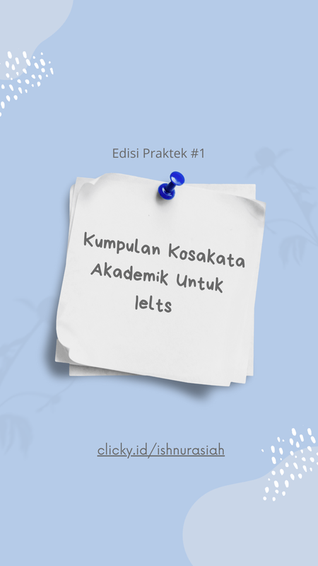 Highlight image 1 for A List of Academic Words for Ielts