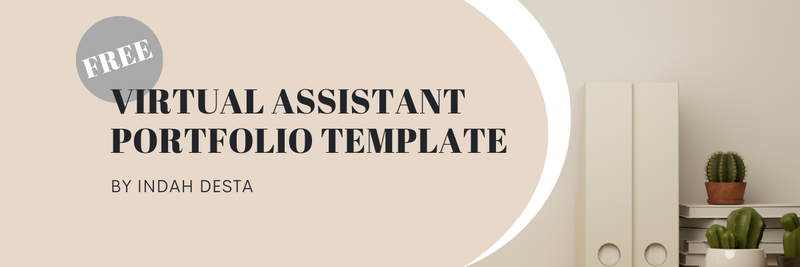 Highlight image 1 for [FREE] 3 Virtual Assistant Portfolio Canva Template