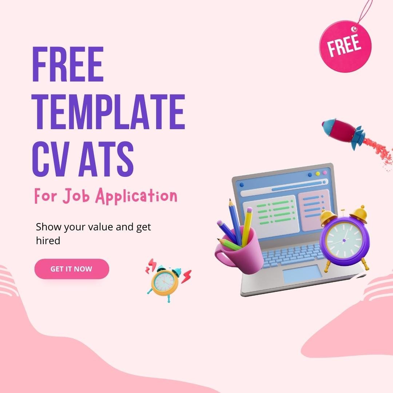 Highlight image for Template CV ATS for job application needs