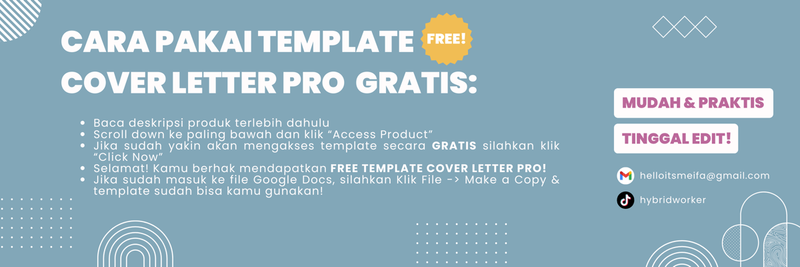 Highlight image for 📑 [FREE] COVER LETTER PROFESSIONAL AGAR DILIRIK HRD