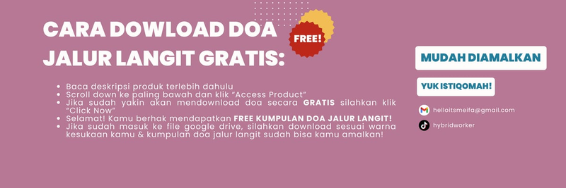 Highlight image for 🤲🏻 [FREE] DOA JALUR LANGIT