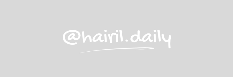 @hairil.daily profile background