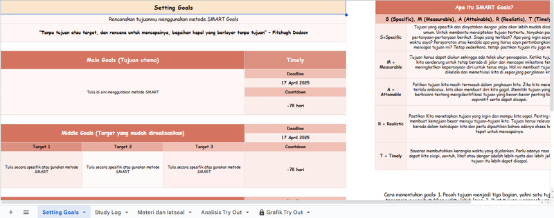 Image 1 for Tampilan Study Log