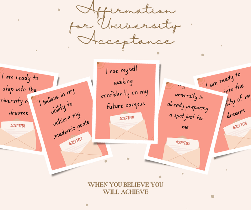 Highlight image for Affirmation for Attract Your Dream University