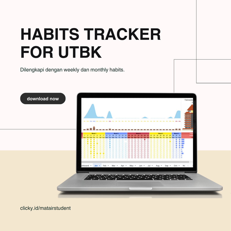 Highlight image for UTBK Preparation: Planner, Study Log, dan Habits Tracker