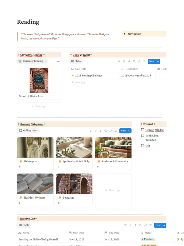 Highlight image for Student Planner: Academic, Finance, Habits Tracker and Reading Tracker