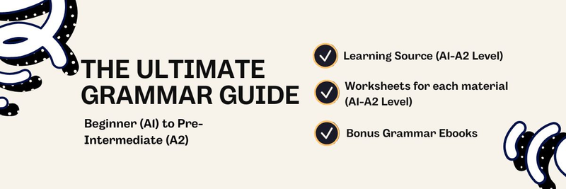 Highlight image for [A1-A2 LEVEL] The Ultimate Grammar Guide 