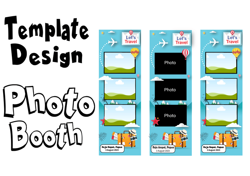 Highlight image for [FREE] Template Design PhotoBooth Uk. 2R (5x15cm) 