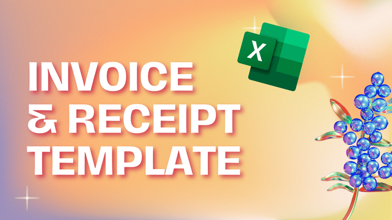Highlight image 1 for Invoice & Receipt Template in Ms. Excel