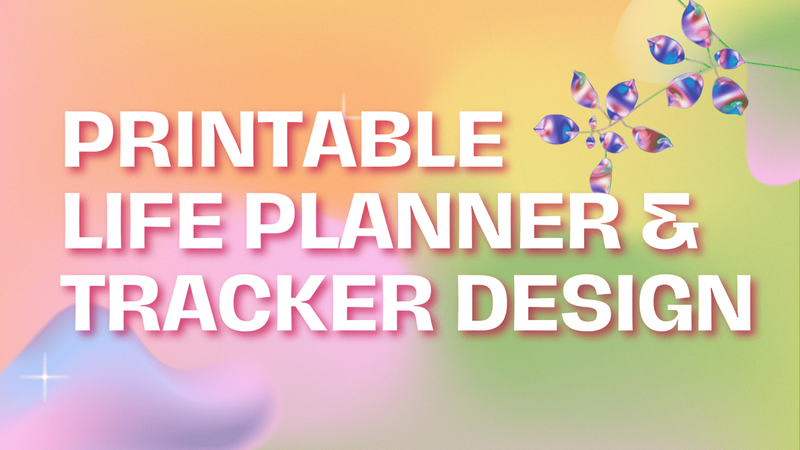 Highlight image for Printable Life Planner & Tracker Design
