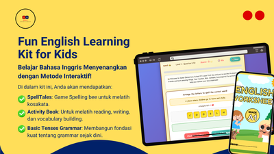 image for Fun English Learning Kit for Kids  button