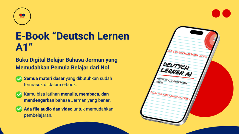 Highlight image 1 for E-Book Belajar Bahasa Jerman Dasar dari 0 - Panduan Praktis untuk Pemula ✨
