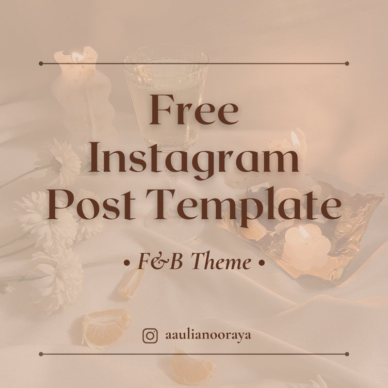 Highlight image for Free Instagram Post Template - Food & Beverages Theme