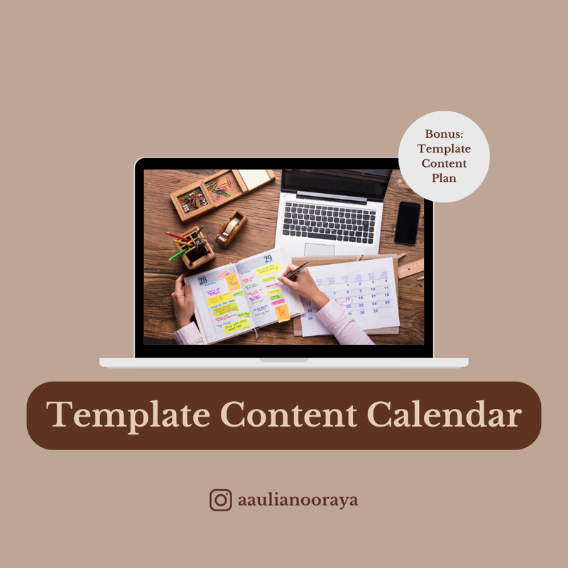 Highlight image for Template Content Calendar Bulanan