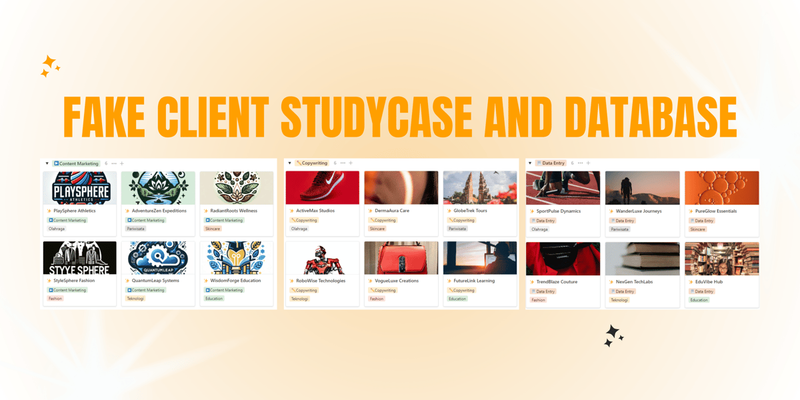 Highlight image 1 for Fake Client Studycase and Database