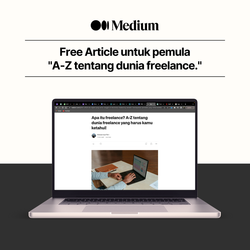 Highlight image for [FREE Article] - "Apa itu freelance? A-Z tentang dunia freelance yang harus kamu ketahui!"