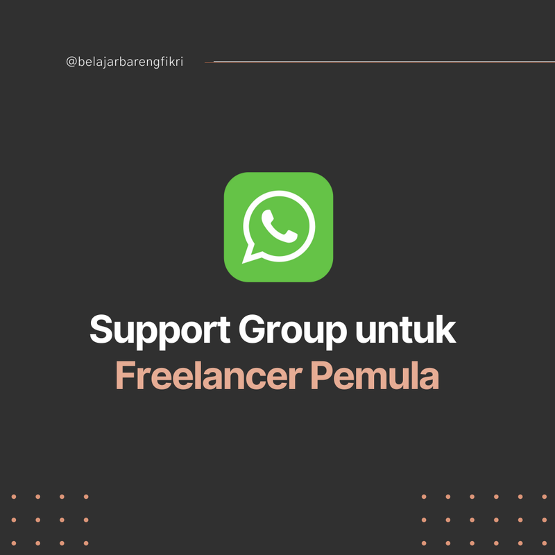 Highlight image for Free Grup Belajar dan Diskusi untuk Freelance Pemula