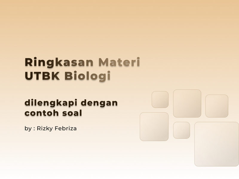 Highlight image for Ringkasan Materi Biologi (UTBK)