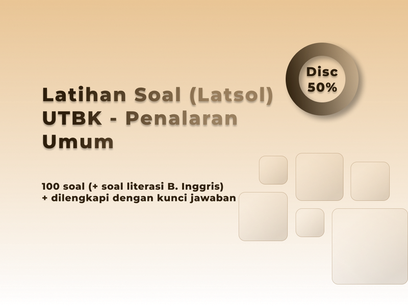 Highlight image 1 for Latihan Soal (Latsol) UTBK - Penalaran umum + Litbing