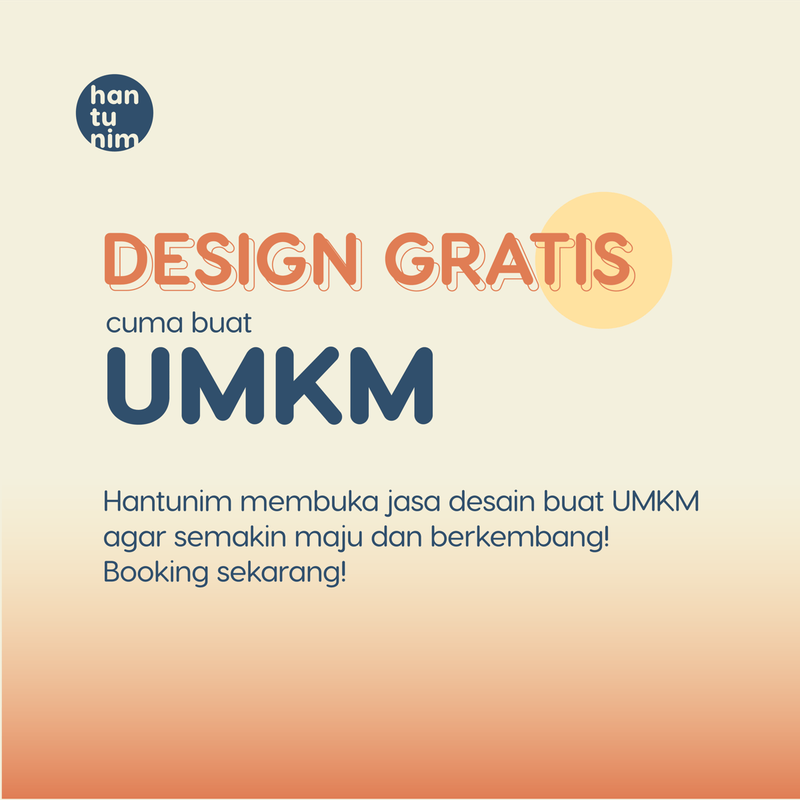 Highlight image for [GRATIS] Desain untuk UMKM!
