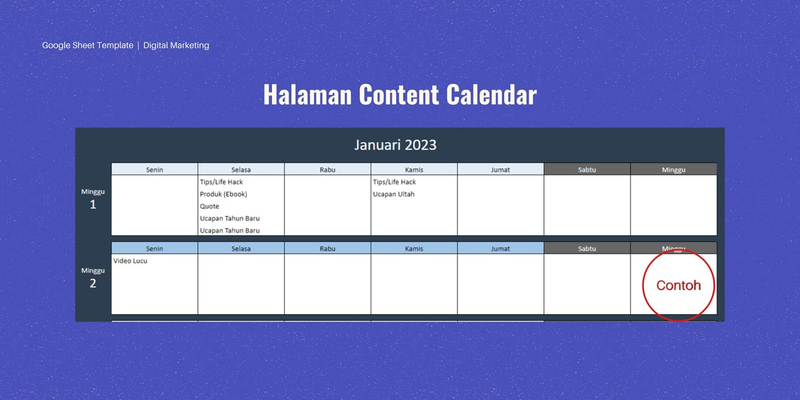 Highlight image for Content Plan Social Media - Personal Use 