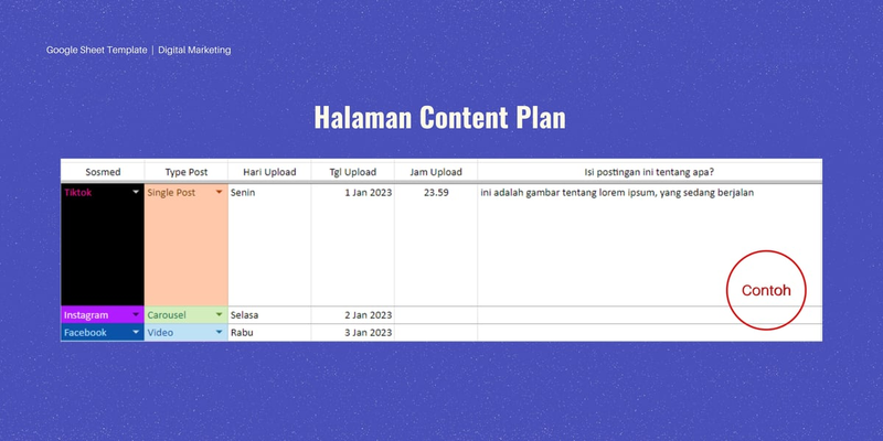 Highlight image for Content Plan Social Media - Personal Use 