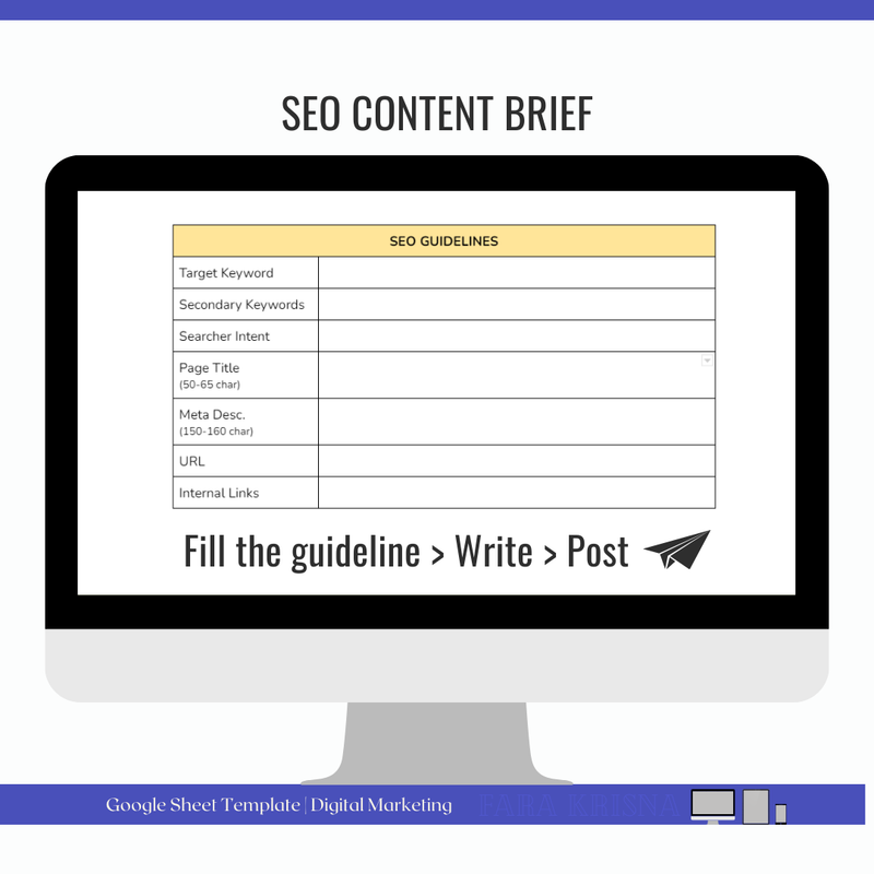 Highlight image for SEO Content Brief