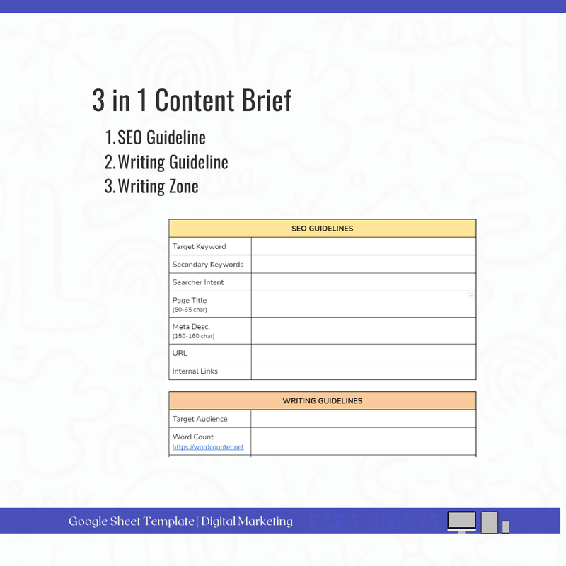 Highlight image for SEO Content Brief
