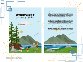 image for Printable Worksheet Anak Usia 2 - 4 Tahun (PDF) button