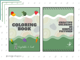 image for Printable Coloring Book Chapter 2 - Vegetable And Fruit (PDF) button