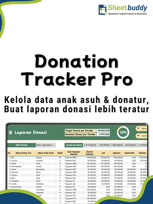 image for 🤝Donation Tracker Pro - Template Manajemen Donatur Beasiswa untuk Organisasi Nirlaba button