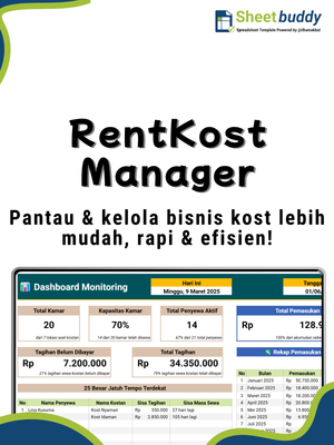 image for 🏠 RentKost Manager - Template Pencatatan Keuangan Usaha Sewa Kost & Kontrakan button