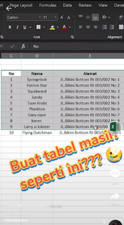 image for Thread Akun TikTok: Microsoft Excel button