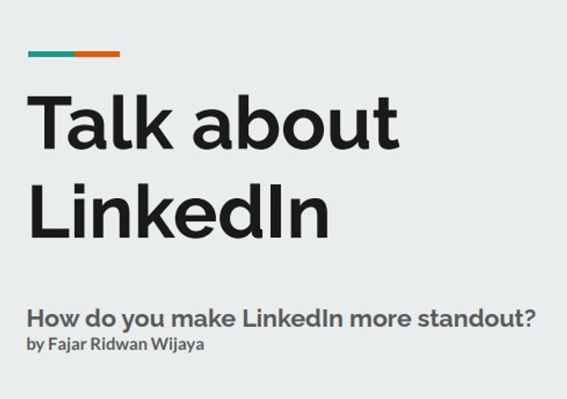 Highlight image for Talk about LinkedIn - Cara Membangun LinkedIn dari NOL!