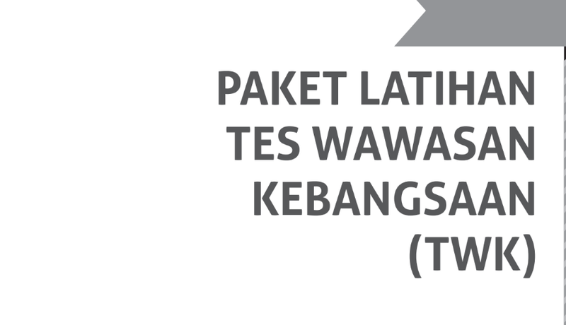 Highlight image for BANK LATIHAN SOAL dan Pembahasan CPNS 