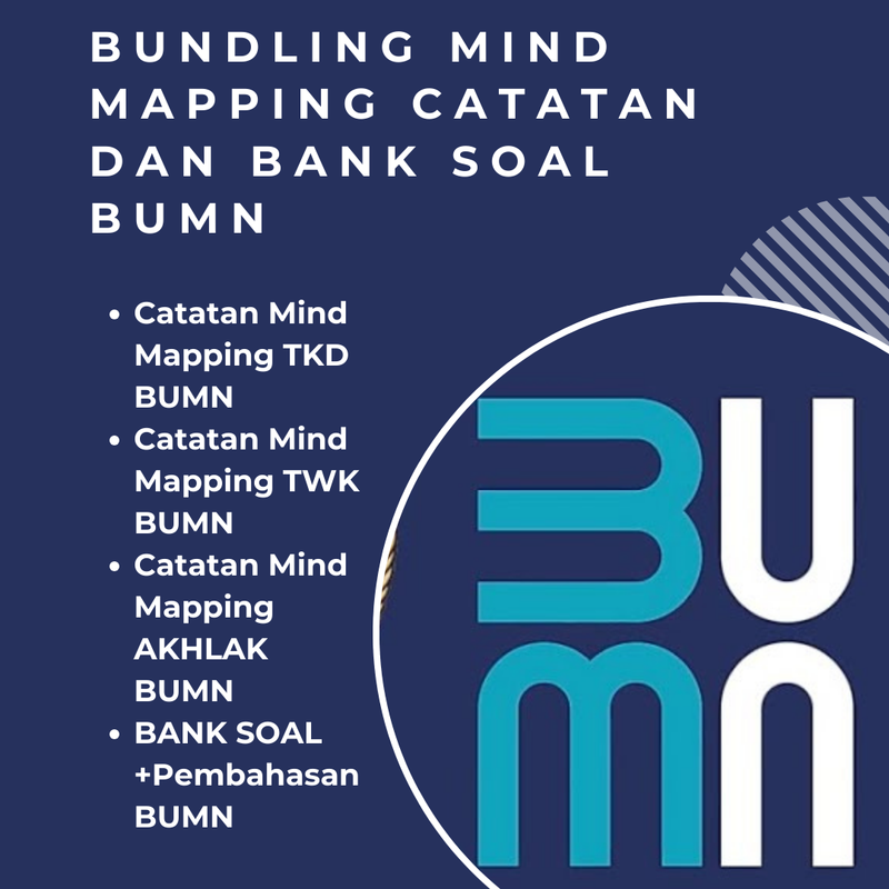 Highlight image for Bundling Catatan Mind MAPPING BUMN (TKD+TWK+AKHLAK) DAN BANK SOAL BUMN