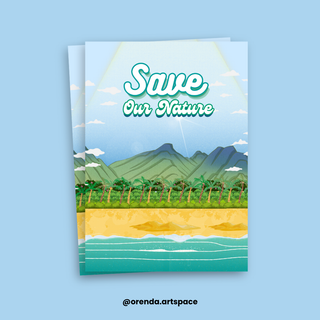 image for [FREE] Desain Template Poster Pantai Canva button