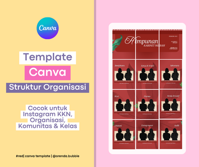 image for [Only 35K] Design IG Feed Organisasi | Template Canva | LEAFY button