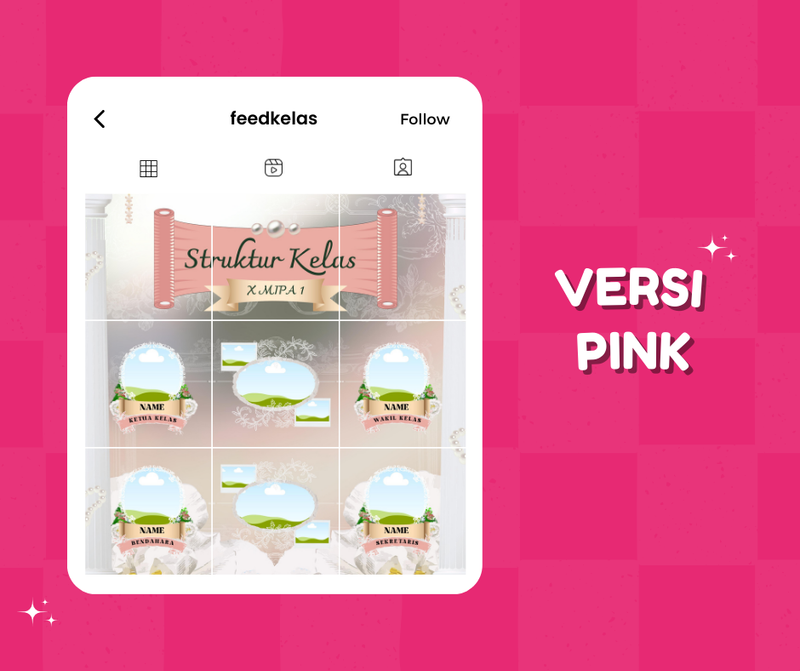Highlight image for [FREE] Template Design Instagram Feed Kelas Canva (9 Postingan)