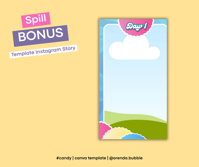 Highlight image 4 for Template Feed Instagram Struktur Organisasi & KKN | Template Canva Aesthetic | #CANDY EDITION