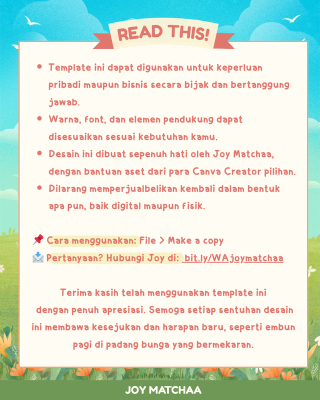 Highlight image for Morning Meadow's Template Pricelist 