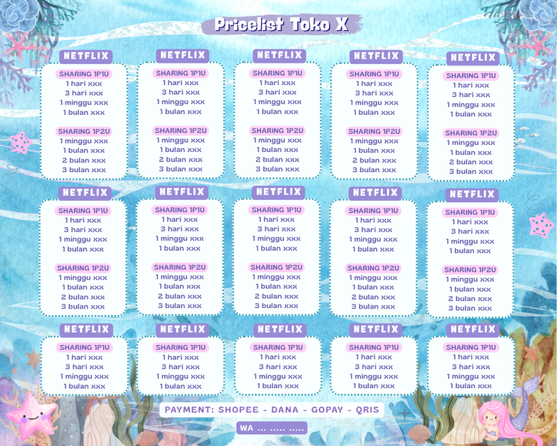 Highlight image 2 for Ocean Whimsy's Template Pricelist