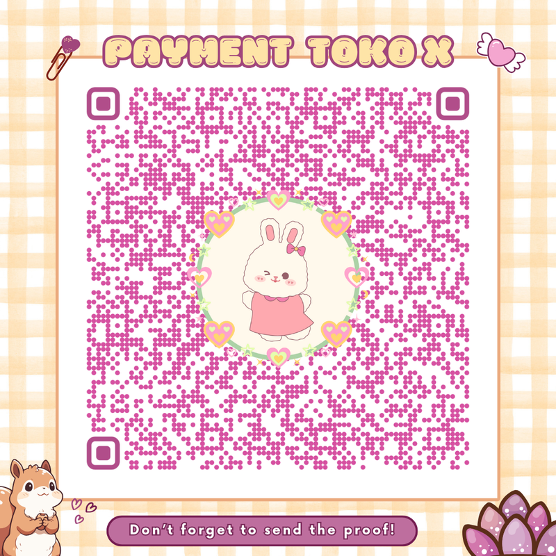 Highlight image 1 for Clumsy Squirrel Template QR Payment 