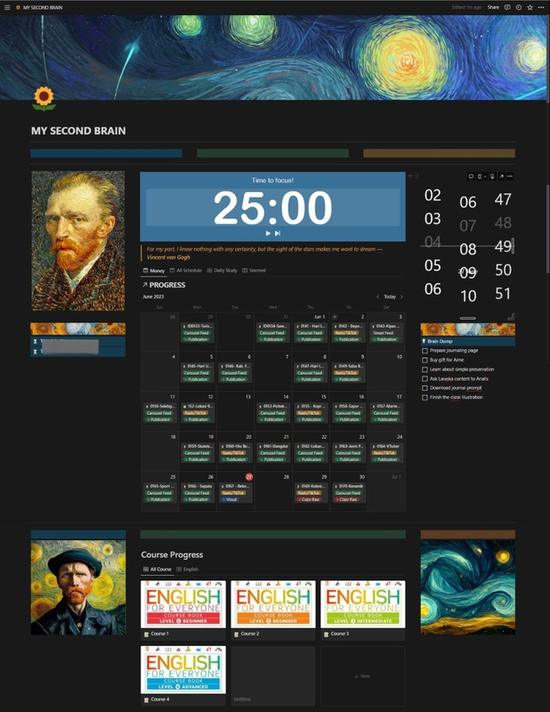 Highlight image for ✨ FREE NOTION TEMPLATE:  Self Course✨