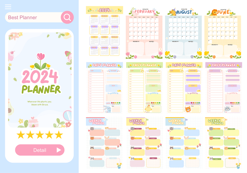 Cute Ultimate Planner 2024