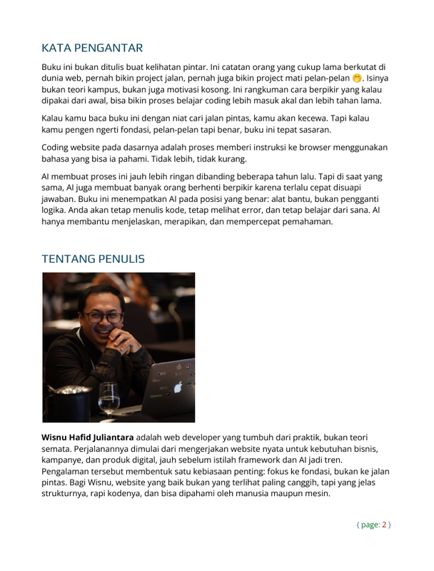 Image 2 for Daftar Isi & Kata Pengantar