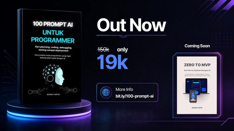 [ NEW RELEASE ] Ebook 100 Prompt AI untuk Programmer