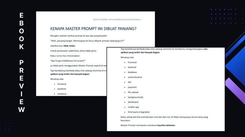 Image 0 for Daftar Isi & Sample Ebook
