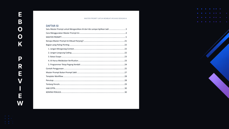 Image 1 for Daftar Isi & Sample Ebook